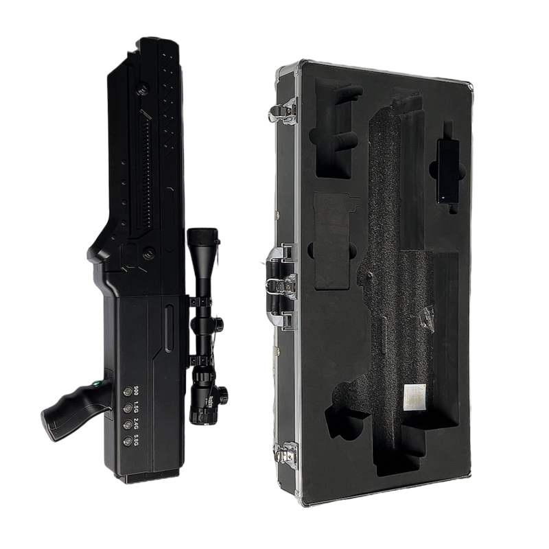  且末手持便携式枪型低空防御反制四通道A型